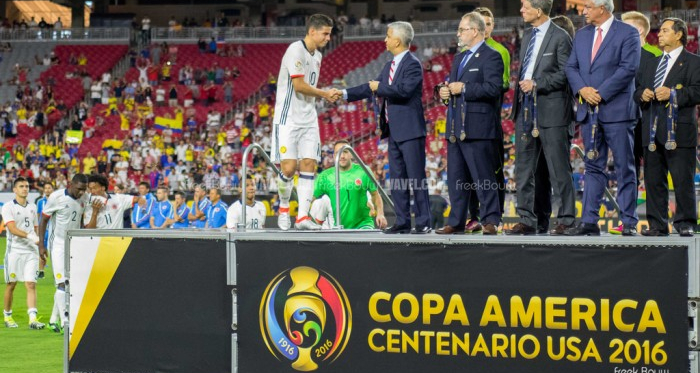 Copa América en blanco: James asiste para la tercera posición