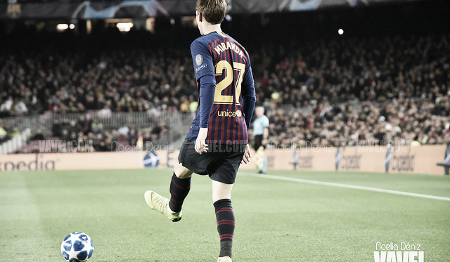 Juan Miranda en Champions, ante el Tottenham | Foto: Noelia Déniz (VAVEL)