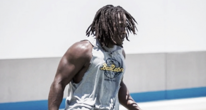 Kareem Hunt entrenando | Foto: twitter @Kareemhunt7