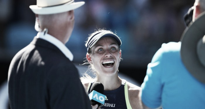 Angelique Kerber: &quot;Simplemente trato de disfrutar sobre la pista&quot;