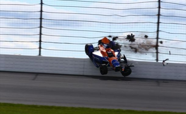 IndyCar: Charlie Kimball Crashes Hard In Pocono Qualifying (VIDEO)