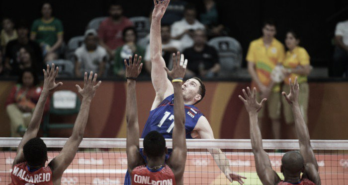 Atual campeã, Rússia bate jovem seleção cubana no vôlei masculino