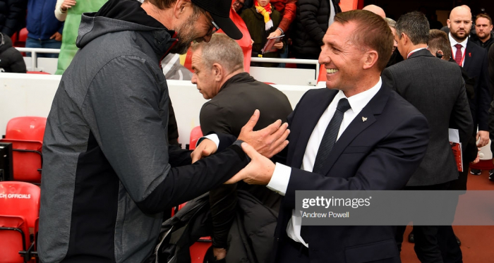 Liverpool beat Brendan Rodgers' Leicester City last weekend to continue their perfect start in the Premier League (Andrew Powell/Getty Images)