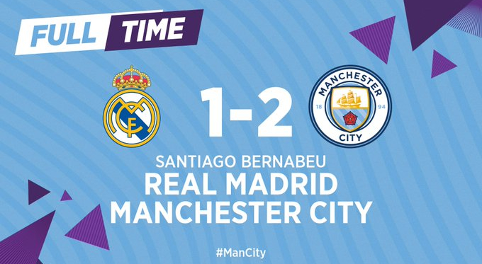 Champions League - Il City è bravissimo a ribaltarla, ma il Real è vivo (1-2)