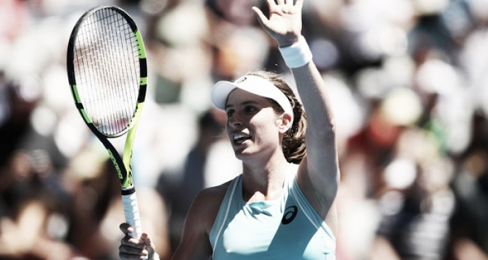 Konta avanza sin problemas en Melbourne