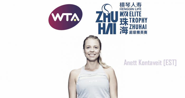 Anett Kontaveit will look to cause some waves in Zhuhai | Edit: Don Han