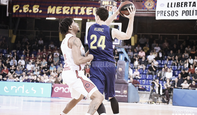 Kyle Kuric, durante un encuentro de esta temporada. FOTO: Noelia Déniz<br>