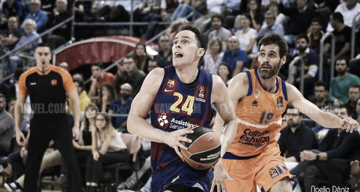 Kyle Kuric durante el Barça - Valencia (Euroliga) / Noelia Déniz, VAVEL