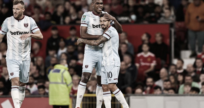 West Ham vence Manchester United fora de casa e avança na Copa da Liga Inglesa