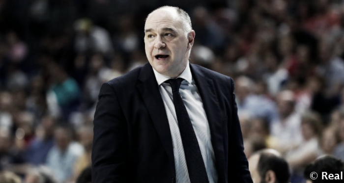 Pablo Laso durante un partido del Real Madrid de baloncesto | Foto: realmadrid.com