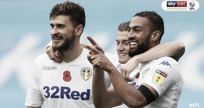 Leeds festejó en el DW Stadium | Foto: EFL.