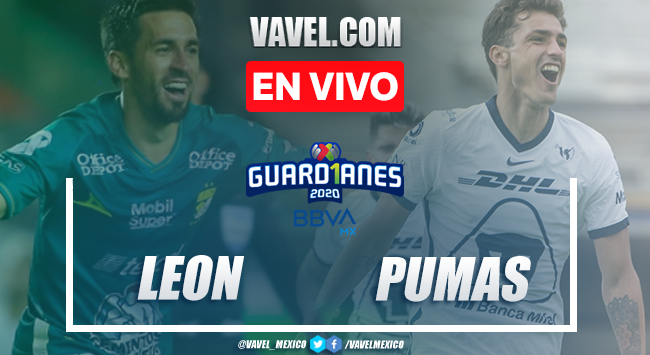 Goles y resumen del León 2-0 Pumas en la jornada 11 del Guardianes 2020