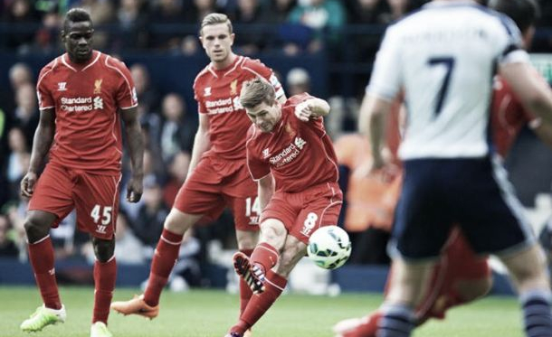 Liverpool empata com WBA e fica distante da próxima Champions League