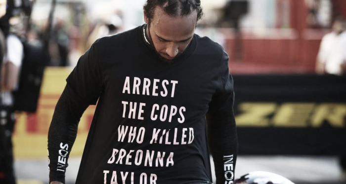 Lewis Hamilton pode ser punido pela FIA por pedir prisão de policiais do caso Breonna