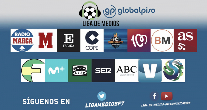 Equipos participantes de la liga. Fuente: Liga de Medios Globalpiso.