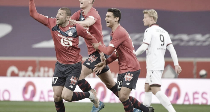 Sem ceder uma finalização sequer ao Nice, Lille vence e retoma liderança da Ligue 1