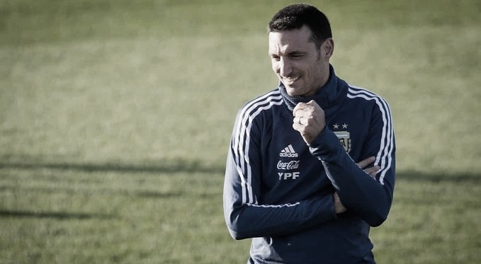 Lionel Scaloni: "El cambio de esquema es una posibilidad real"