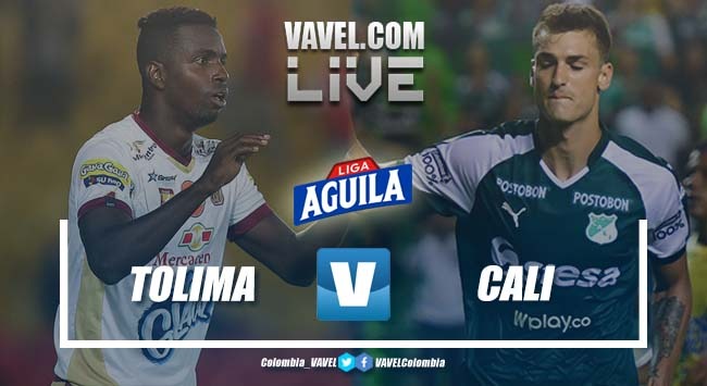 Deportes Tolima vs Deportivo Cali&nbsp; por la Liga Aguila 2019-I (1-1)