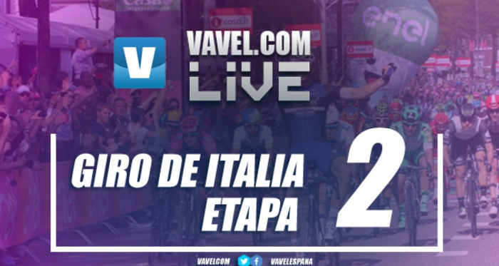 Resumen de la etapa 2 del Giro de Italia 2018: Viviani abre su cuenta