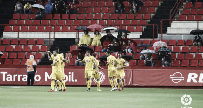 El Alcorcón celebra un gol ante el Nástic | LaLiga 123.