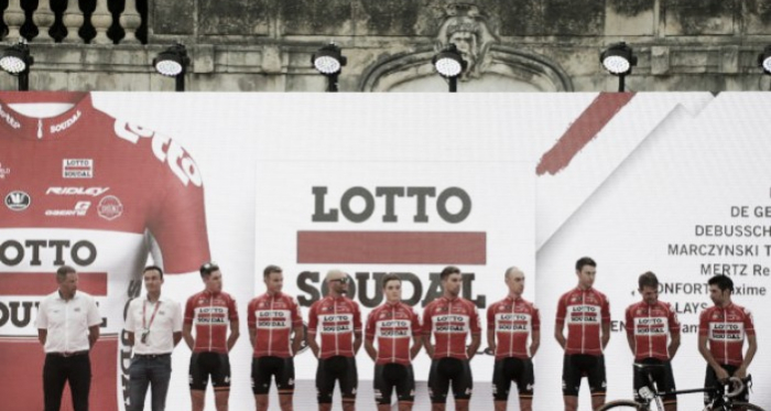 El Lotto-Soudal en la presentación de La Vuelta | Fuente: Miguelez