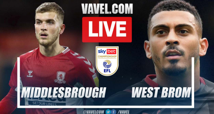 Summary and highlights of the Middlesbrough 1-1 West Bromwich 1-1 in the Championship