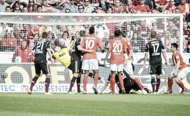 Com gols no primeiro tempo, Mainz vence Nuremberg na Coface Arena