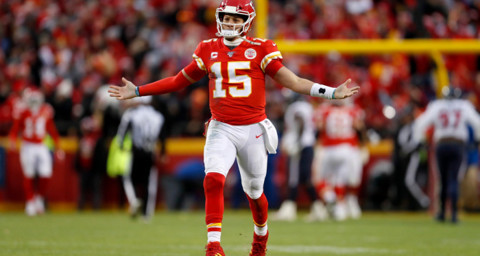 24-0 down? No problem. Mahomes marshalls seven straight touchdown drives in comeback win. Photo: Jeff Roberson - Associated Press