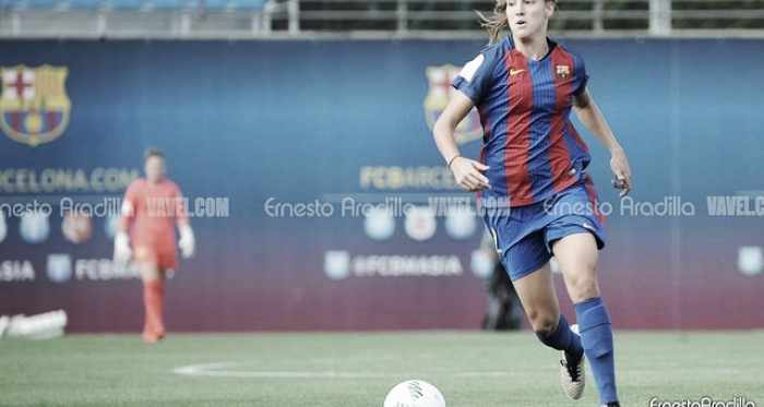 Maite Oroz con la camiseta del Barcelona | Foto: Ernesto Aradilla - VAVEL