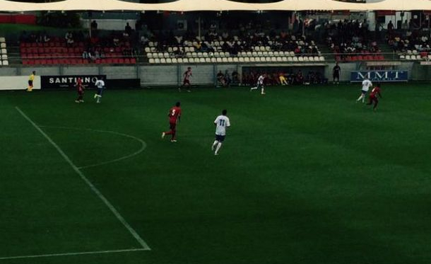 El Rayo Majadahonda jugó su último partido de pretemporada contra el Atlético de Madrid B, (Foto: Twitter Rayo Majadahonda - @RMajadahonda)