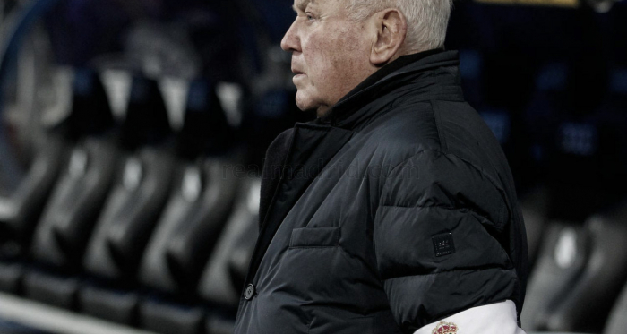 Herrerín durante un partido en el Bernabéu. Fuente: Real Madrid