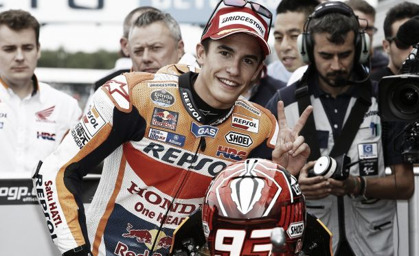 Marc Márquez: &quot;Lo que cuenta es que hemos hecho la pole, pero he ido al límite&quot;