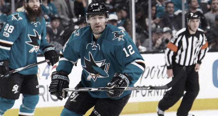 Patrick Marleau en su primera etapa en los Sharks | Foto: NHL.com