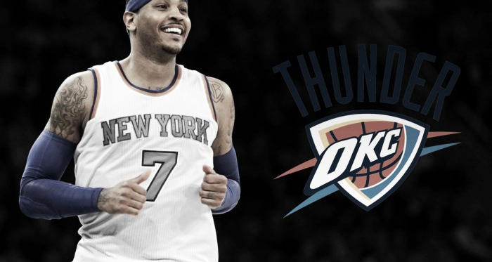 Oklahoma City Thunder acquire Carmelo Anthony in trade with New York Knicks