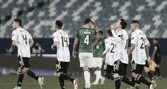 Em ritmo de treino, Argentina goleia Bolívia e agora pega o Equador na Copa América