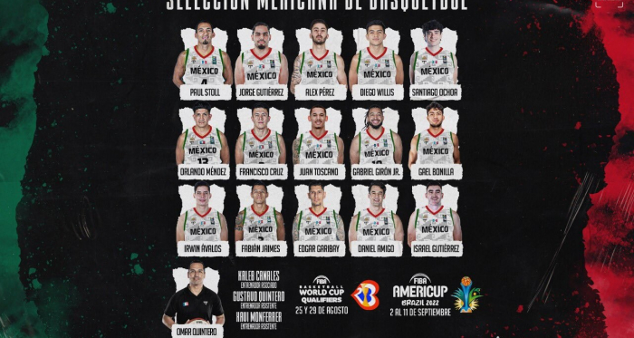 México anuncia convocatoria para la AmeriCup y la cuarta ventana FIBA