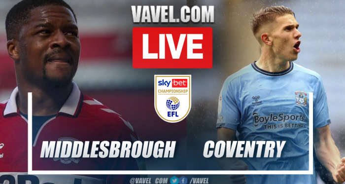 Summary and goals of Middlesbrough 0-1 Coventry City in EFL Championship