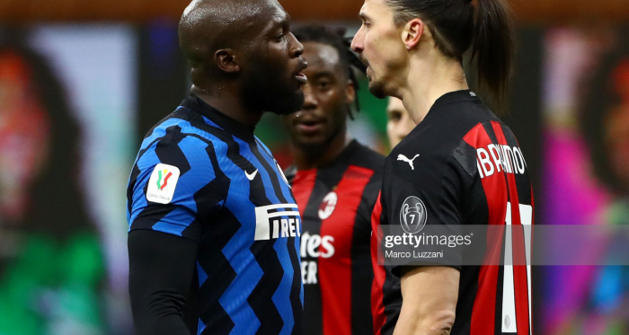 Inter Milan 2-1 AC Milan Coppa Italia: Zlatan sees red as Inter progress