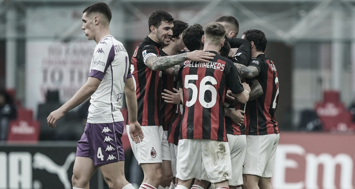 Milan vence Fiorentina com tranquilidade e abre vantagem na liderança da Serie A