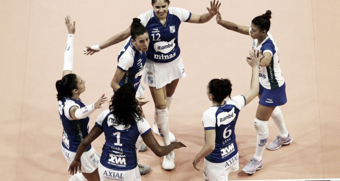 Minas vence Curitiba e termina fase classificatória na liderança da Superliga