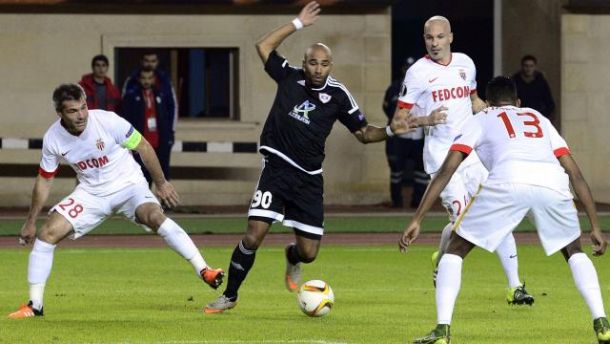 Monaco, chanceux, arrache le nul à Qarabag