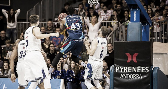 Andorra fuerza el tercer partido ante un Madrid sin alma