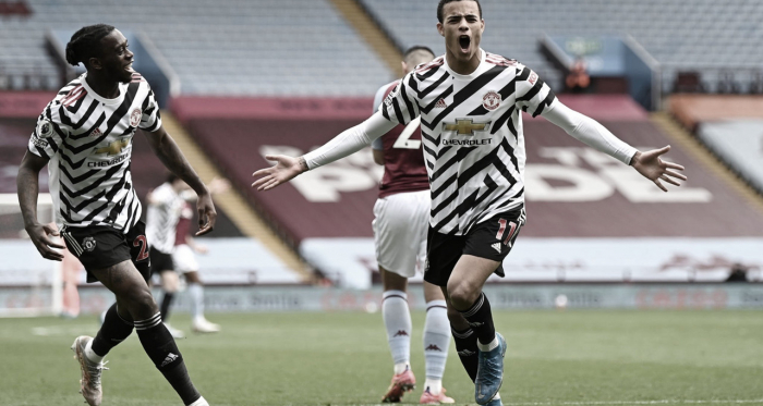 Manchester United vira sobre Aston Villa e mantém sonho de título na Premier League
