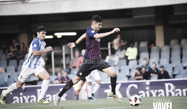 Rafa Mujica en el partido de la primera vuelta ante el Atlético Baleares | Foto: Noelia Déniz (VAVEL)