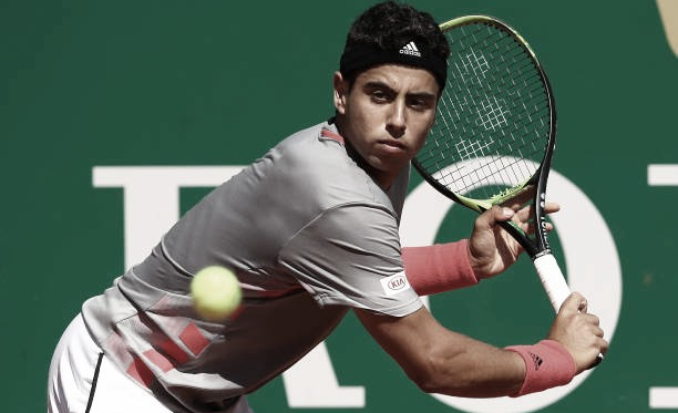 Jaume Munar durante su partido de hoy en Montecarlo. Foto: gettyimages.es