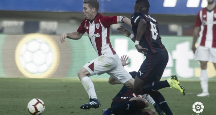 Un lance en el partido de ida. Foto: La LIga