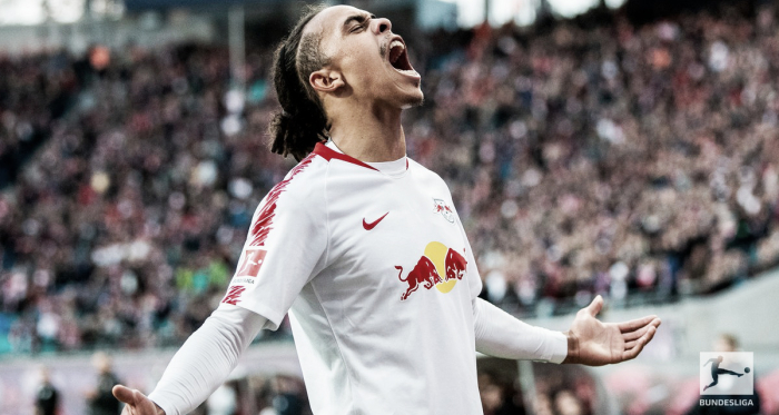 El danés Yussuf Poulsen llegó a seis goles en la temporada I FOTO: @Bundesliga_EN