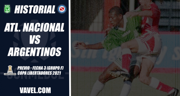 Historial Atlético Nacional vs. Argentinos Jrs. : Por primera vez en Libertadores