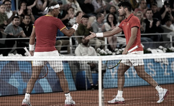 Nadal y Alcaraz sucumben ante Krajicek y Ram y caen
eliminados del dobles