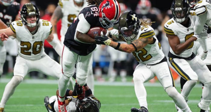 Highlights and touchdowns of Atlanta Falcons 17-48 New Orleans Saints in NFL